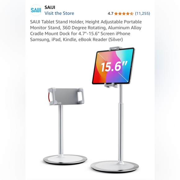 Adjustable Phone & Tablet Stand - Picture 1 of 8